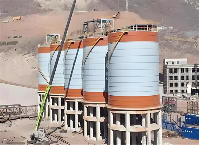 群英乡高架钢板仓